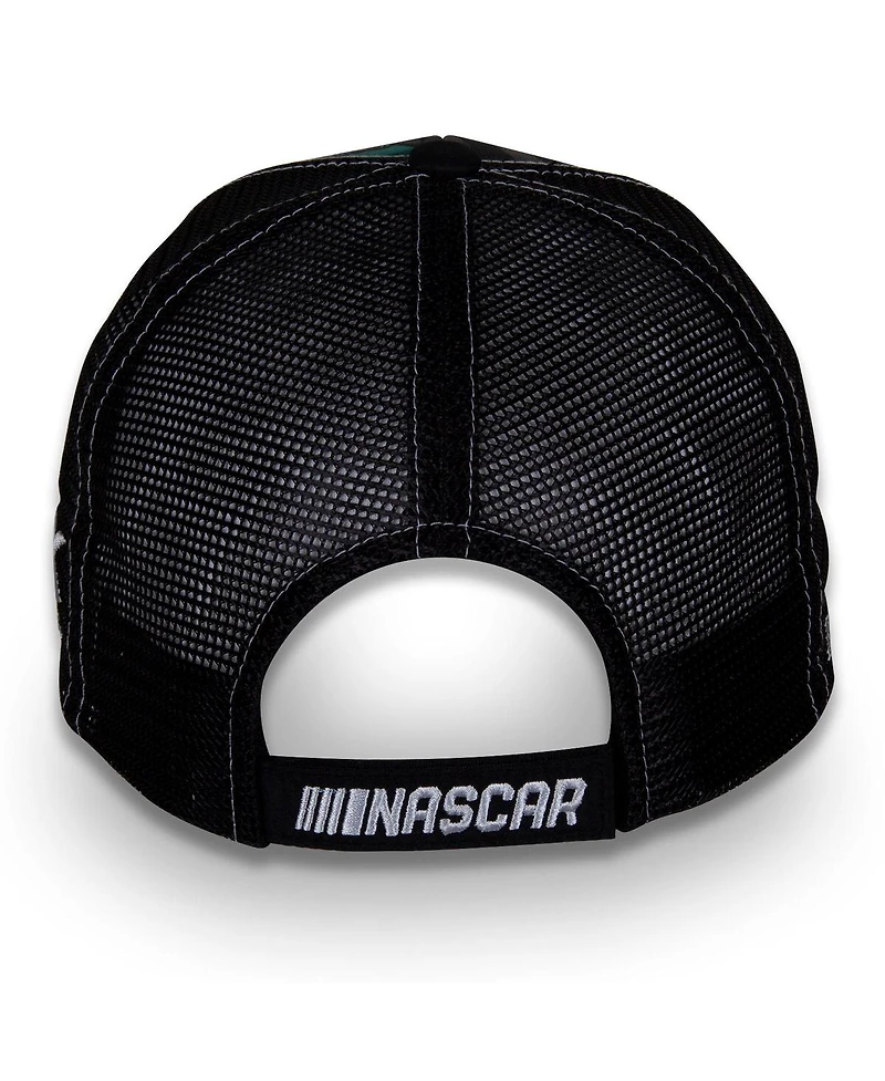 Checkered Flag Sports Men's Black Brad Keselowski Driver Car Trucker Adjustable Hat