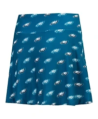 Concepts Sport Women's Midnight Green Philadelphia Eagles Record Allover Print Knit Sleep Skort
