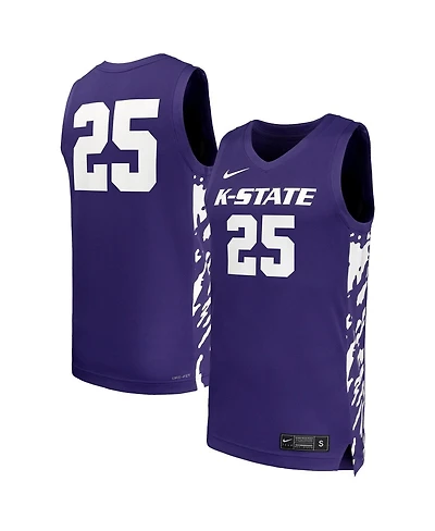 Nike Men's 25 Purple Kansas State Wildcats Replica Basketball Jersey