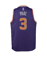 Nike Big Boys and Girls Chris Paul Purple Phoenix Suns 2021/22 Diamond Swingman Jersey - Icon Edition