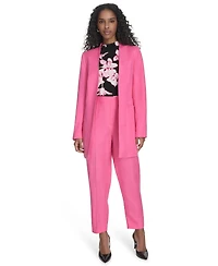 Calvin Klein Women's Open-Front Linen-Blend Blazer