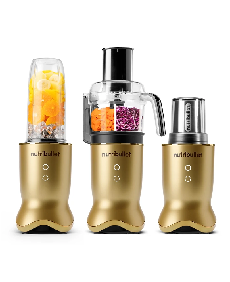 nutribullet Ultra Plus+ Compact Kitchen System with Food Processor and Coffee Grinder Attachments