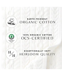 Hope & Henry Womens' Bubble Sleeve Smocked Bodice Dress