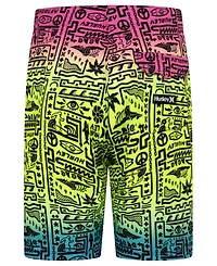 Hurley Big Boys Squiggle-Print Board Shorts