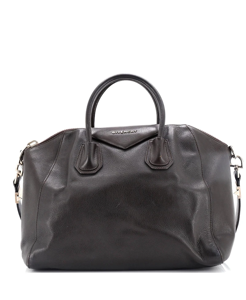 Pre-Owned Givenchy Large Antigona Bag Glazed Leather