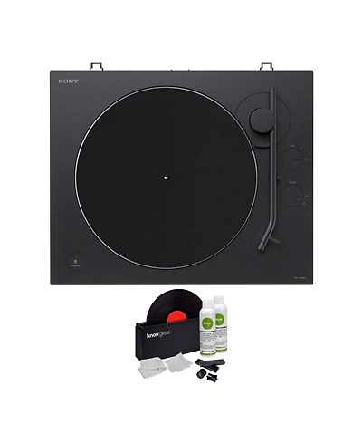 Sony Ps-LX310BT Wireless Turntable with Vinyl Record Cleaner Kit Bundle