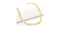 Cubic Zirconia Bezel Tennis Necklace