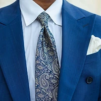 Elizabetta Big & Tall Donatello - Silk Jacquard Tie for Men
