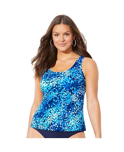 Swimsuits for All Women's Classic Tankini Top