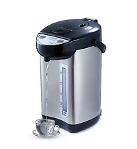 Commercial Chef Electric Hot Water Dispenser, 750W Stainless Steel Water Boiler with 5.8 Qt. Capacity, 360-Degree Base, 3 Dispensing Modes, Chlorine R