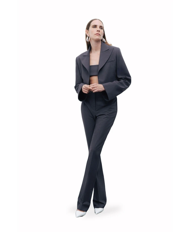 Nocturne Women's Padded Shoulder Crop Jacket