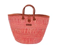 Bold and Brave Handmade Sisal Basket Tote