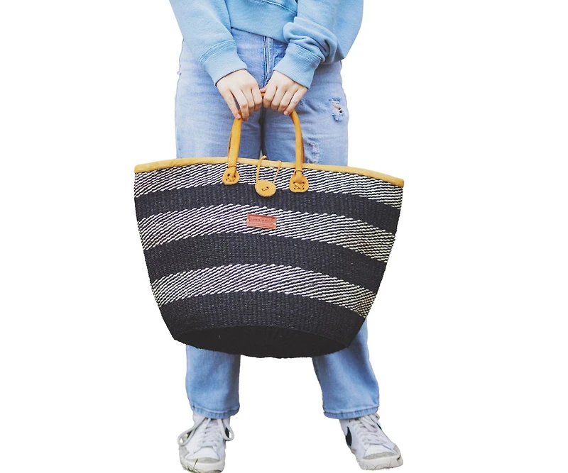 Balance Flow Handmade Sisal Straw Basket Tote