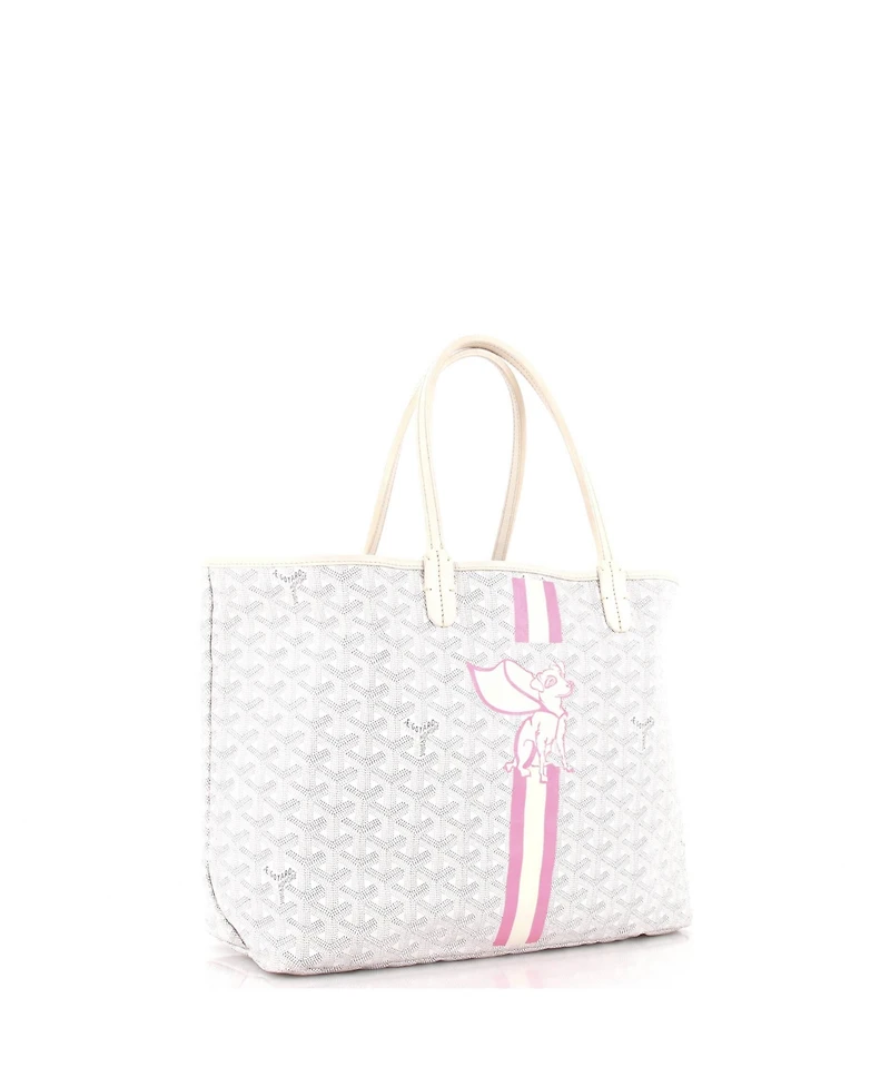 Pre-Owned Goyard Pm Saint Louis Tote Printed Coated Canvas