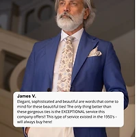 Elizabetta Big & Tall Medici - Printed Silk Tie for Men
