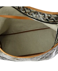 Pre-Owned Goyard Boheme Hobo Coated Canvas