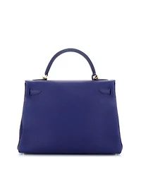 Pre-Owned Hermes Kelly Handbag Togo with Gold Hardware
