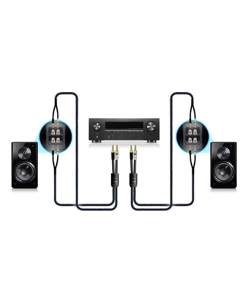 Svs SoundPath Ultra Bi-Wire Speaker Cable with Spade Connectors (10 feet)