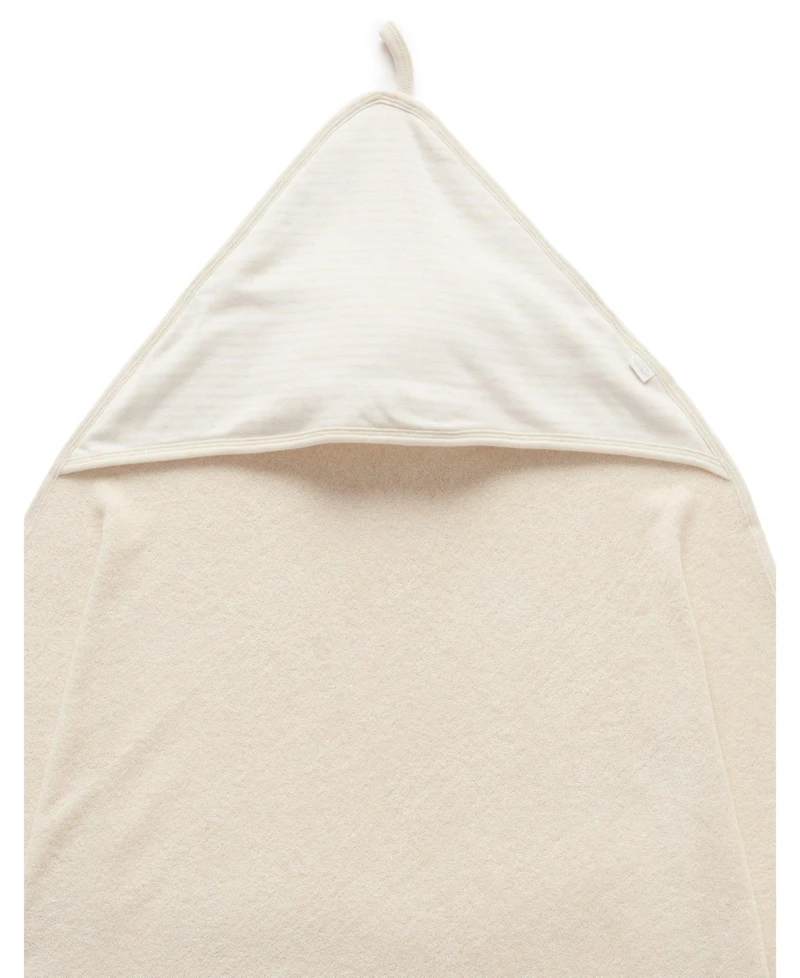 Purebaby Baby Boy and Baby Girl Hooded Towel