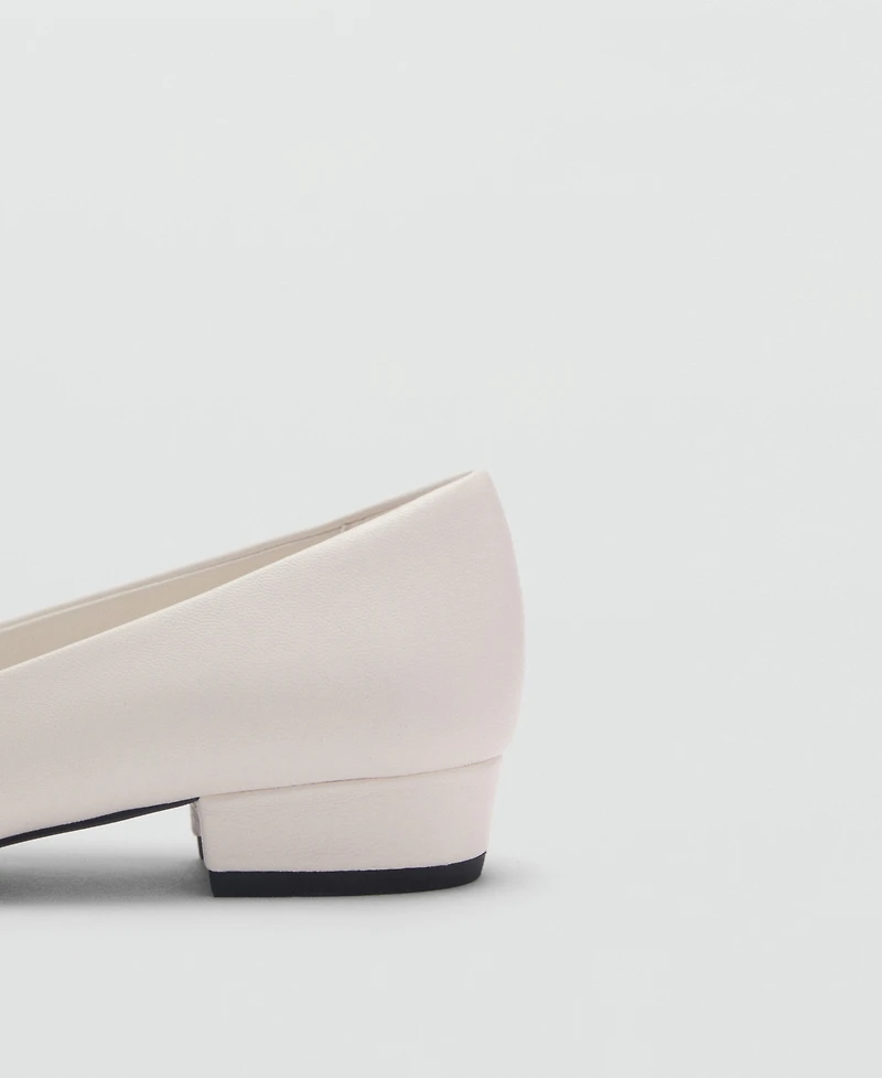 Mango Women's Open-Toe Leather Shoes