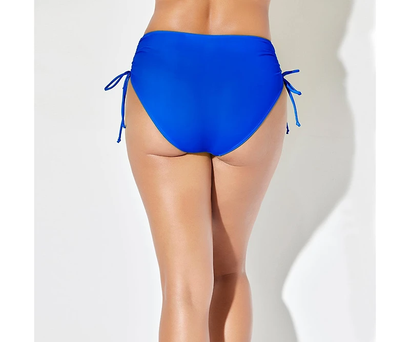 Swimsuits for All Women's Virtuoso Ruched Side Tie Bikini Bottom
