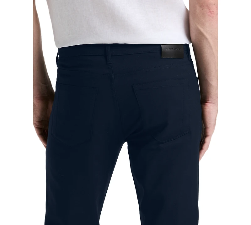 Perry Ellis Men's Double-Weave Slim-Fit 5-Pocket Pants
