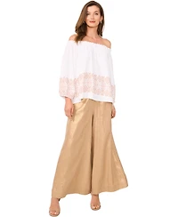 Vince Camuto Women's Printed Off-The-Shoulder Top