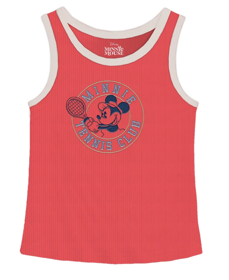 Disney Big Girls Minnie Tennis Club Tank Top