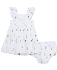 Little Me Baby Girls 2-Pc. Garden Embroidered Eyelet Floral Sundress & Panty Set