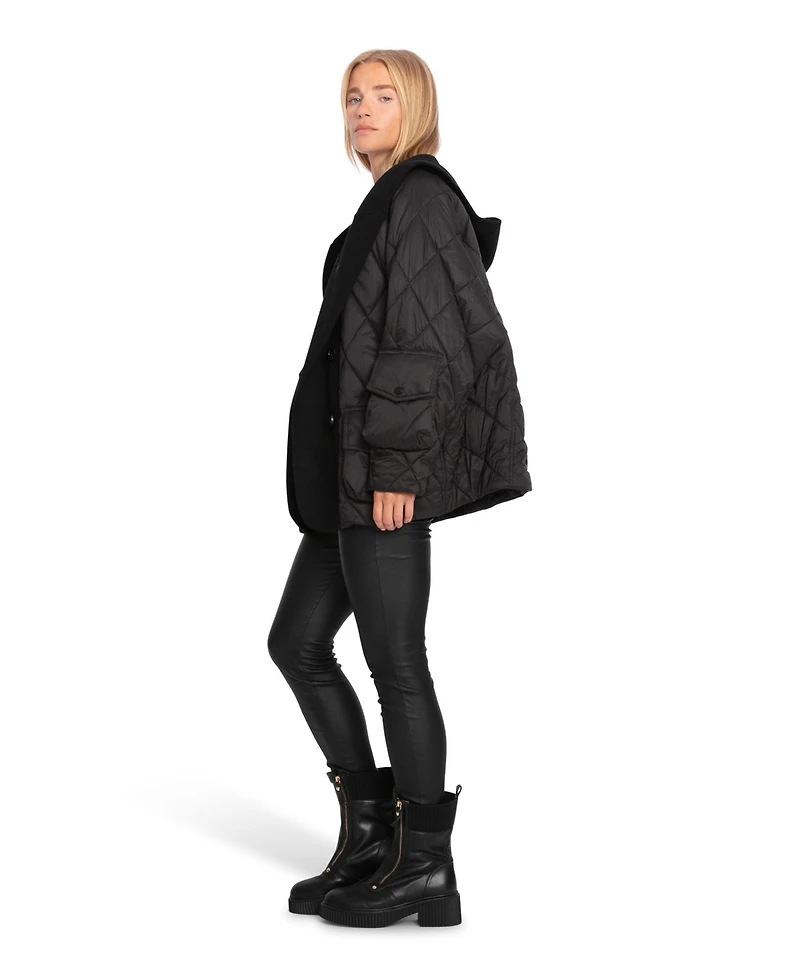 Belle & Bloom Women's Only You Quilted Utility Jacket
