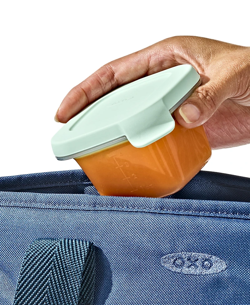 Oxo Tot Silicone 4-Pack Baby Blocks Food Storage Containers
