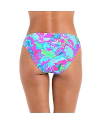 Sunshine 79 Women's Bottoms Swim Swirltopia Shirred Side Hipster