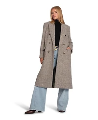 Belle & Bloom Women's Wherever I Go Tweed Coat