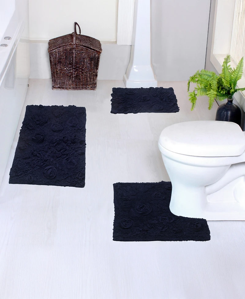Home Weavers Modesto 3-Pc. Bath Rug Set