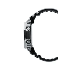 G-Shock Men's Silver-Tone Silicone Watch, 44.4mm
