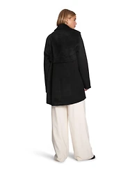 Belle & Bloom Women's Wanna Be Loved Wool Blend Peacoat