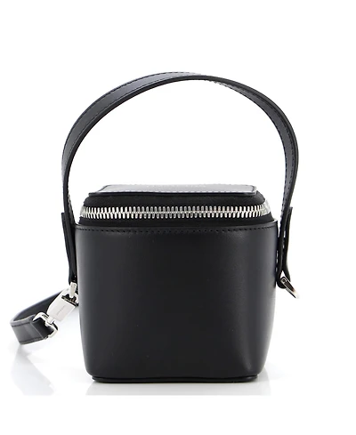 Pre-Owned Salvatore Ferragamo Micro Gancicni Top Handle Vanity Case Leather