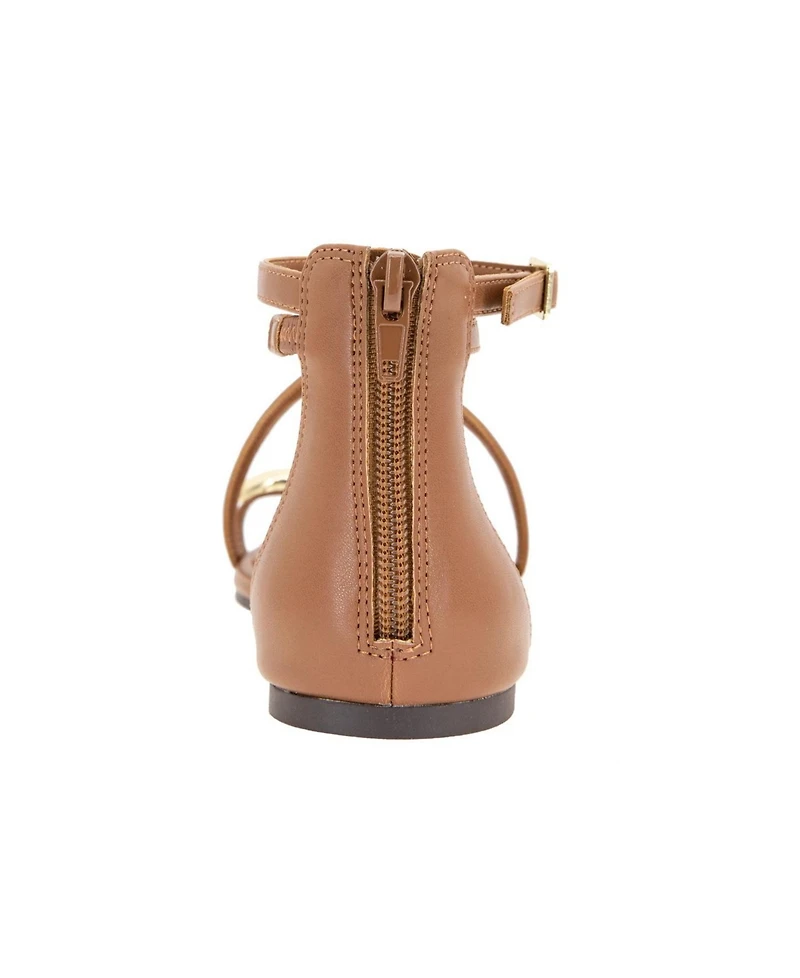 BCBGeneration Women's Kline Crisscross Toe Ring Flat Sandals