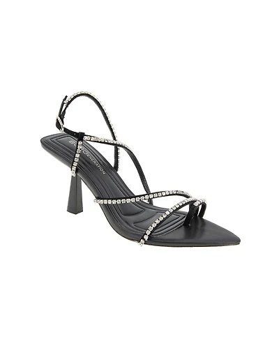 BCBGeneration Women's Ilta Rhinestone Strappy Dress Sandals