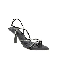 BCBGeneration Women's Ilta Rhinestone Strappy Dress Sandals