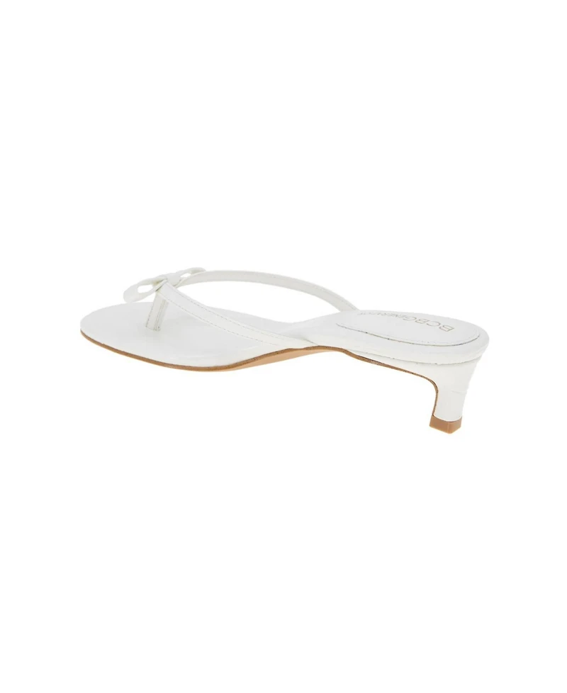 BCBGeneration Women's Zia Bow-Detail Kitten Heel Dress Sandals