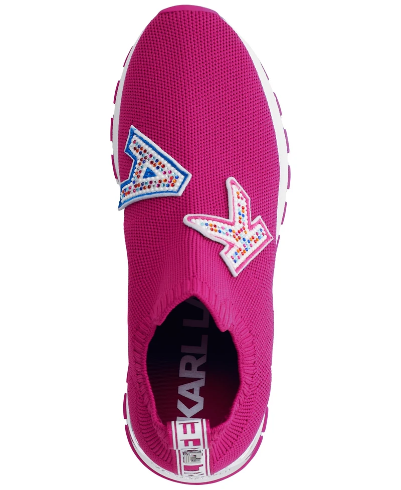 Karl Lagerfeld Paris Women's Mirren Patch Slip-On Sneakers