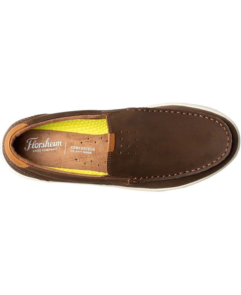 Florsheim Men's Crossover Moc Toe Slip On Sneaker