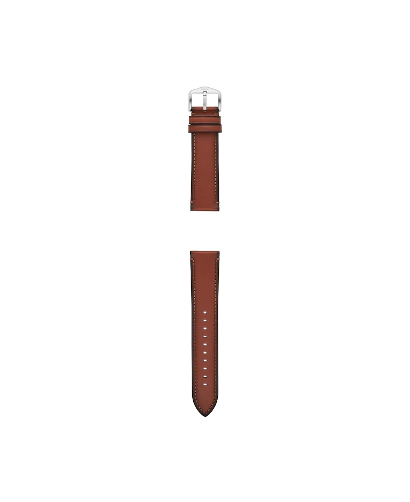 Fossil Men's Brown Leather Watch Band, 22mm
