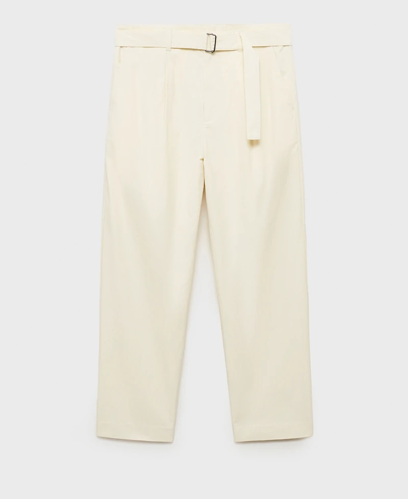 Mango Men's Relaxed Technical Pants
