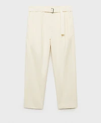 Mango Men's Relaxed Technical Pants
