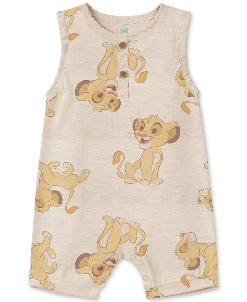 Disney Baby Boys Lion King Rompers, Pack of 2