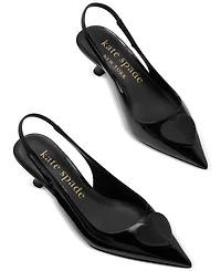 Kate Spade New York Women's Lover Slingback Kitten Dress Sandals