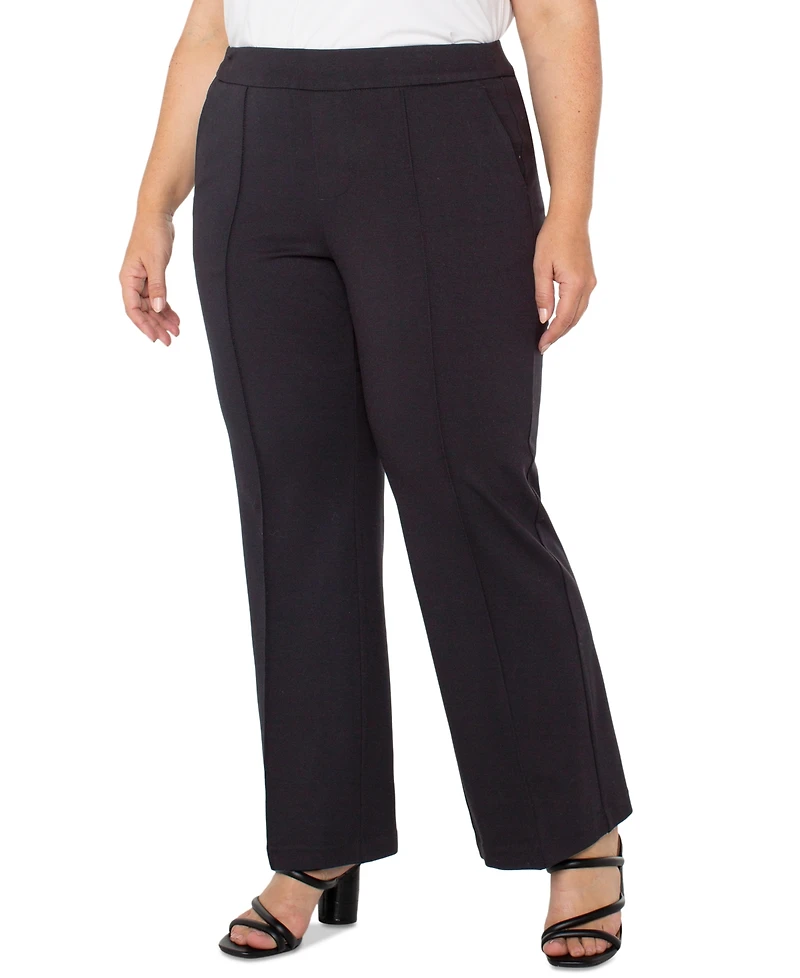Liverpool Plus Pull On Wide Leg Pants