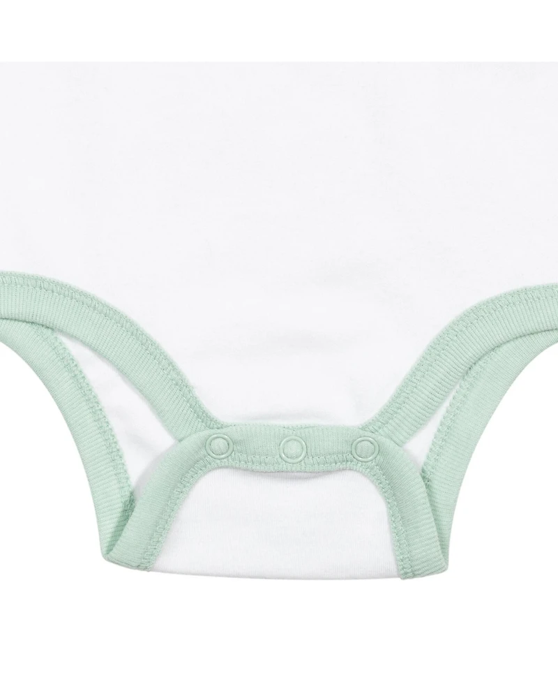 Starwars Baby Boys Star Wars Mandalorian Yoda Layette Set Bodysuit Pant Bib Hat